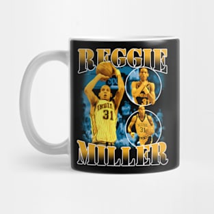 Reggie Miller Choke Sign Basketball Legend Signature 80S 90S Bootleg Rap Mug